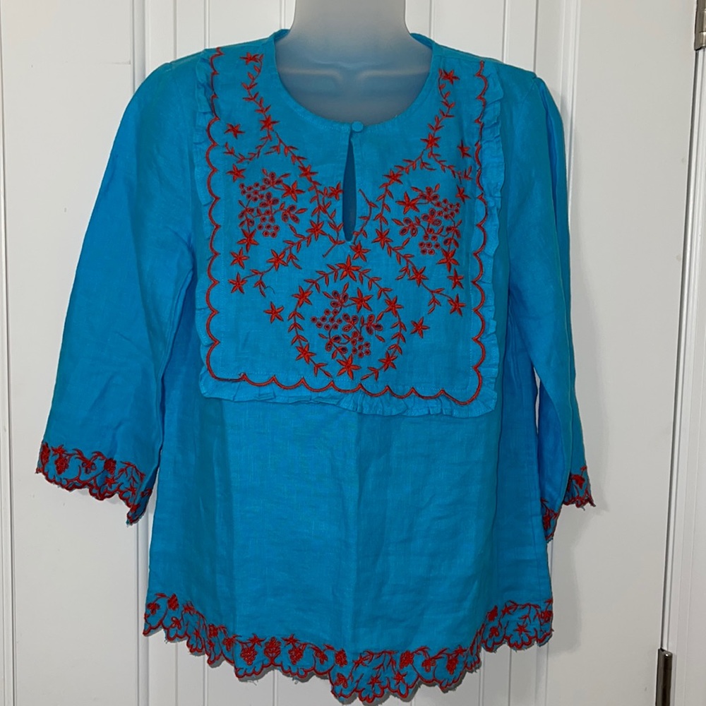 JCrew Linen Tunic. Size XS, new with tags.
